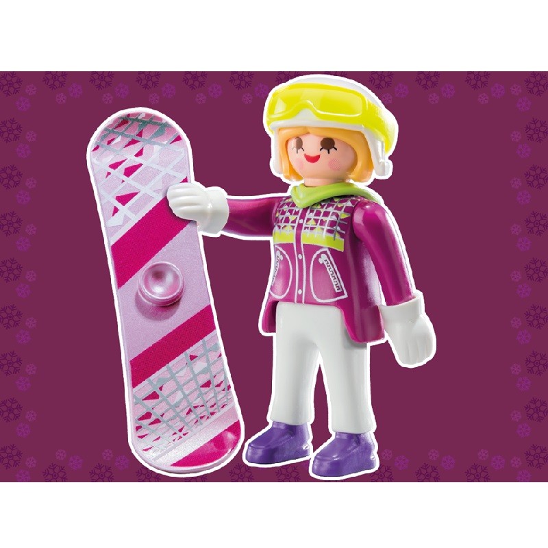 playmobil 9147 9 - Sobre Sorpresa Serie 11 Chicas Snowboarder