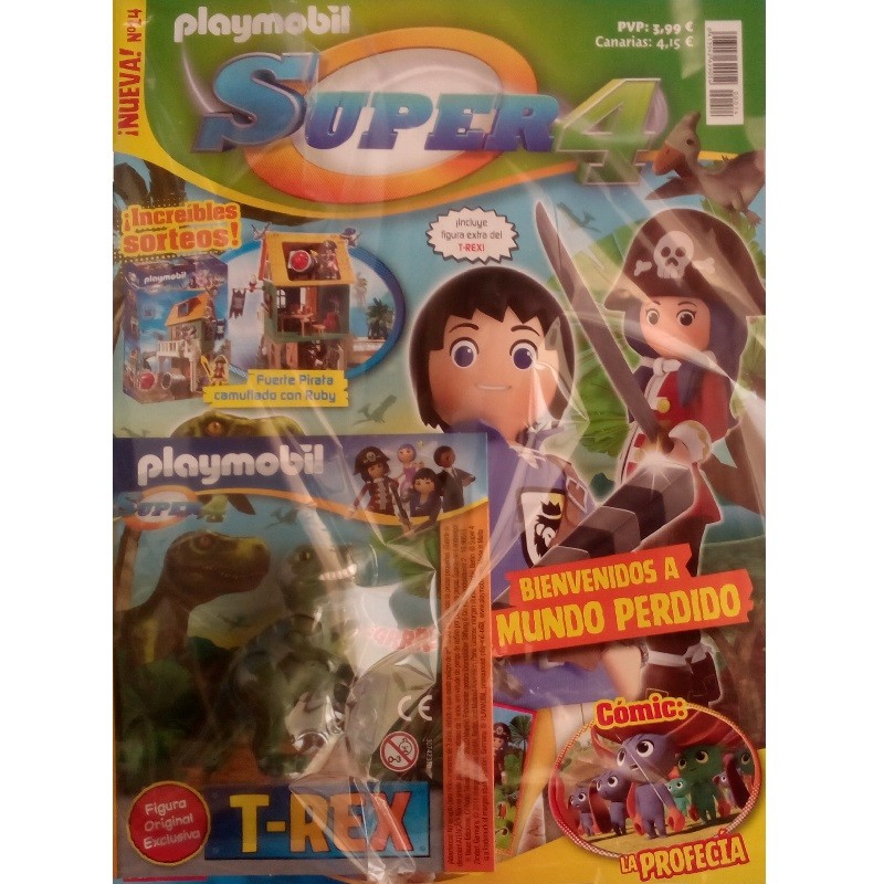 playmobil n14 super4 - Revista Playmobil Super 4 numero 14