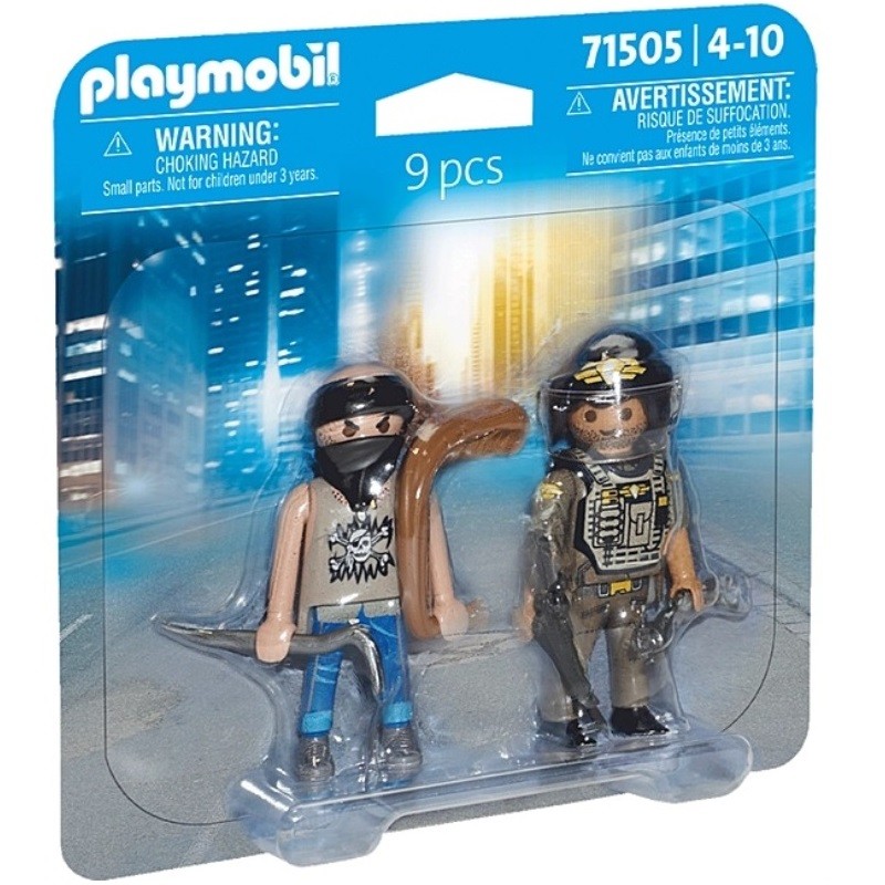 playmobil 71505 - Duo Pack Policía con ladrón