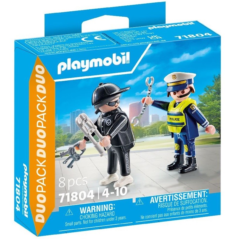 playmobil 71804 - Duo Pack Policía y ladrón