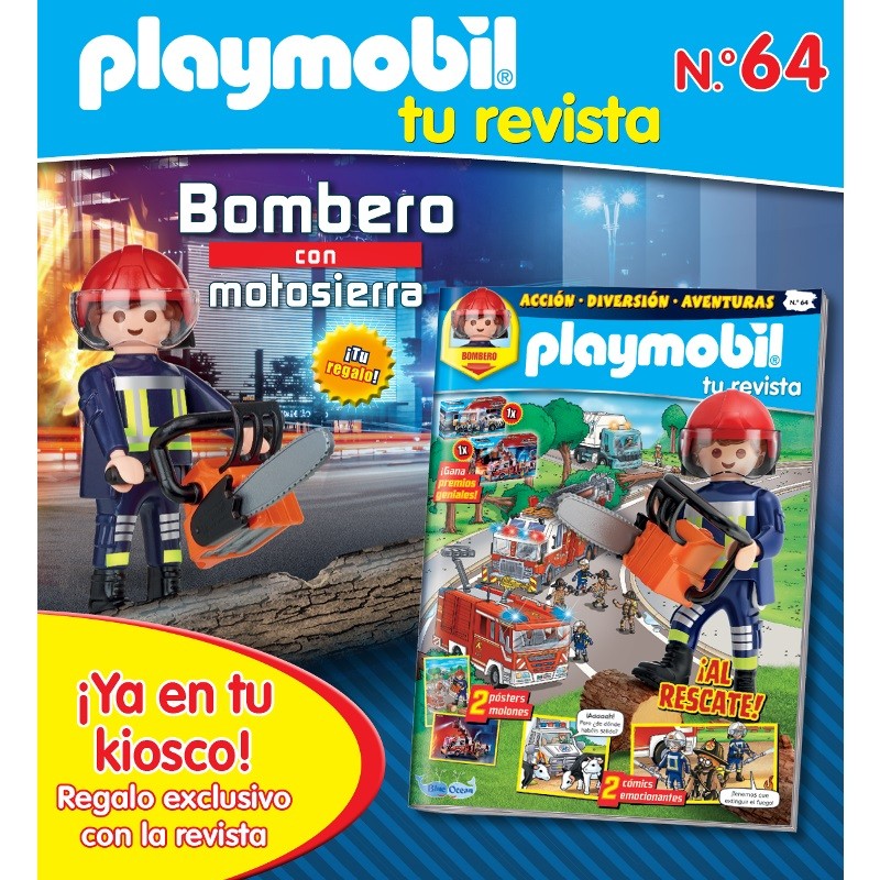 playmobil n 64 chico - Revista Playmobil 64 bimensual chicos