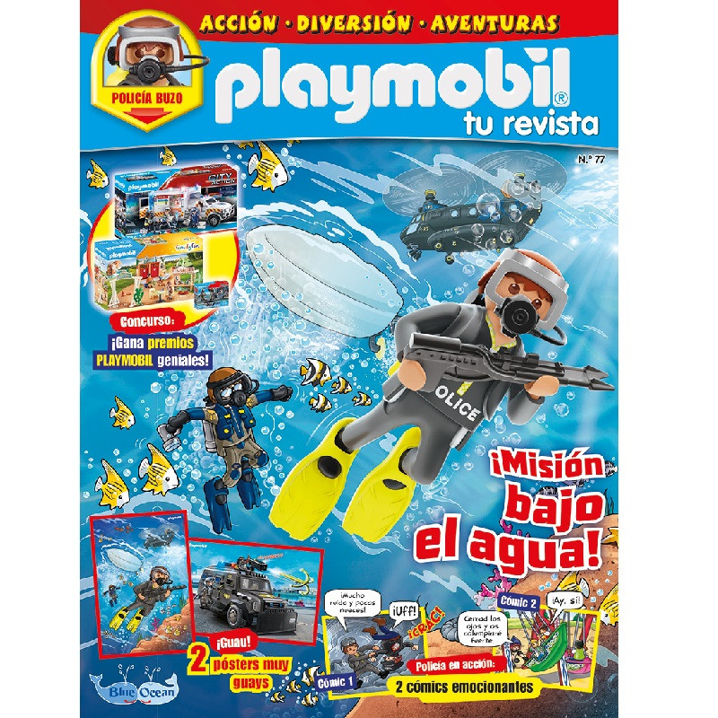 playmobil n 77 chico - Revista Playmobil 77 bimensual chicos