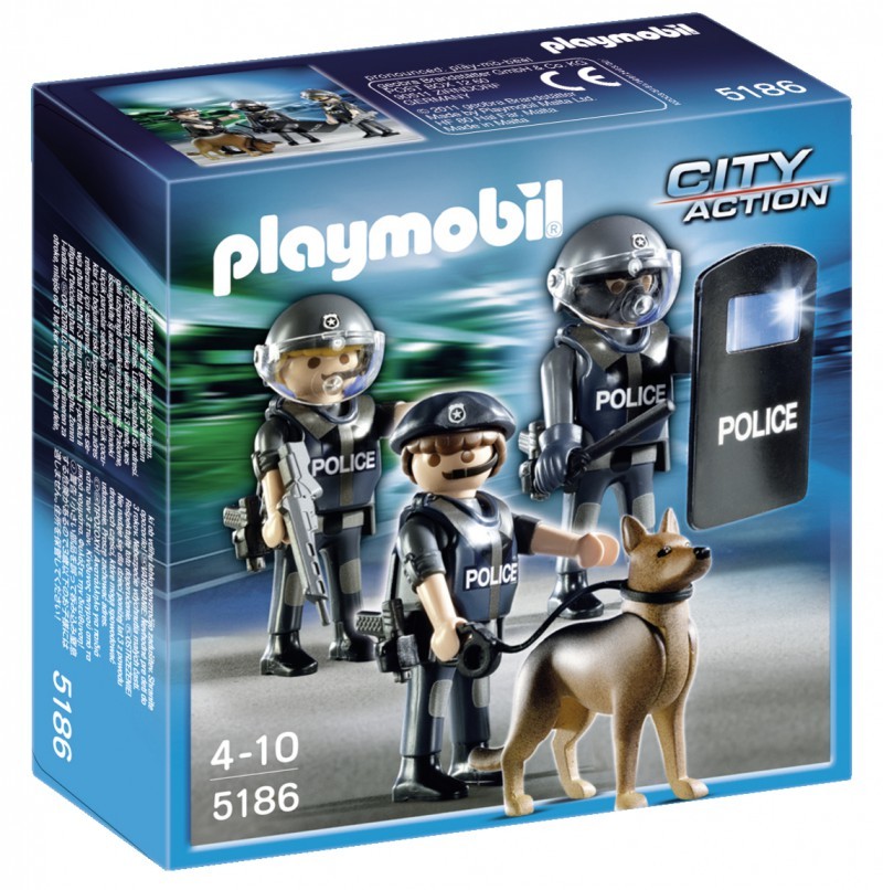 playmobil 5186 - Unidad especial de policia