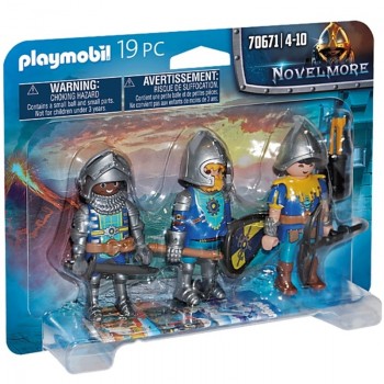 Playmobil 70671 Set de 3 Caballeros de Novelmore