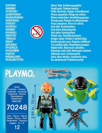 playmobil 70248 - Agente con Dron