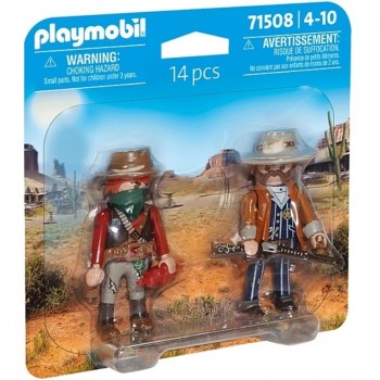 Playmobil 71508 Duo Pack Bandido y Sheriff