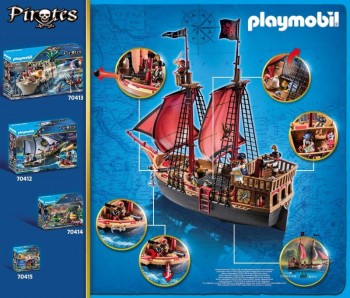 playmobil 70411 - Barco Pirata Calavera
