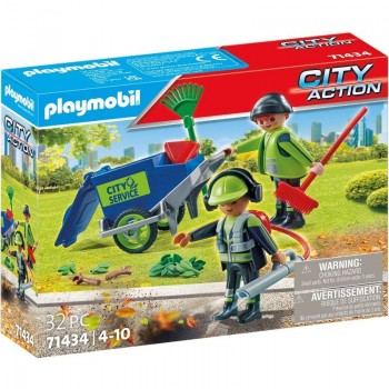 Playmobil 71434 Equipo de limpieza urbana
