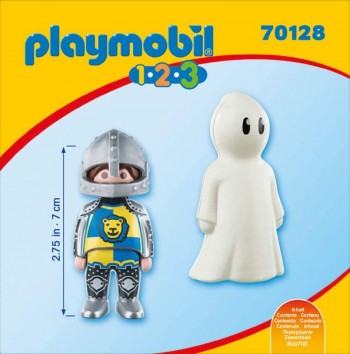 playmobil 70128 - 1.2.3 Caballero con Fantasma
