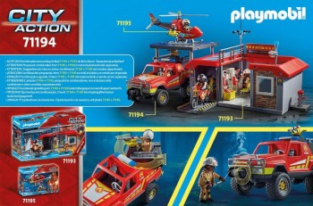 playmobil 71194 - Camión de Bomberos
