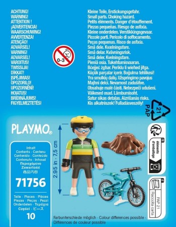 playmobil 71756 - Ciclista de montaña