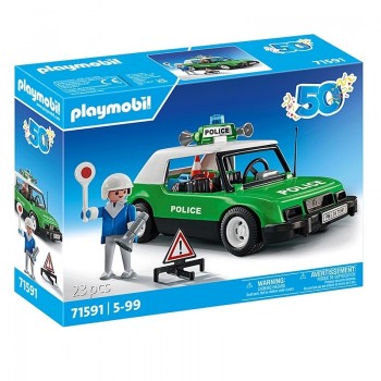 Playmobil 71591 Coche policía clásico 50 Aniversario