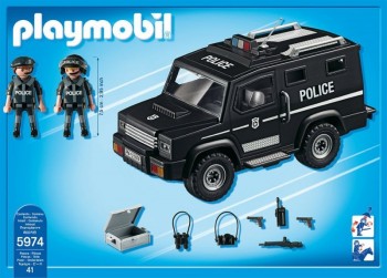playmobil 5974 - Coche policia unidad tactica