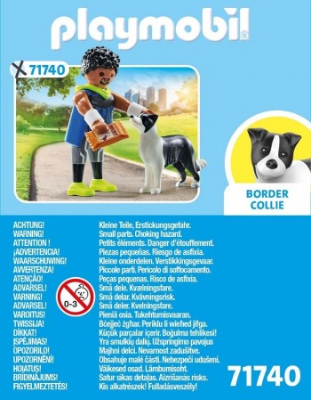 playmobil 71740 - Corredor con Border Collie