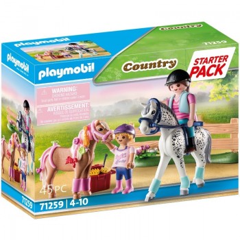 Playmobil 71259 Starter Pack Cuidado de caballos