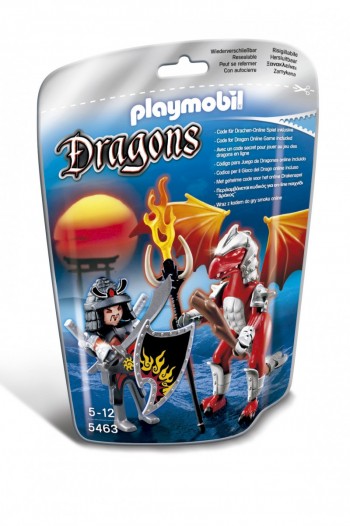 playmobil 5463 - Dragón Fuego con Guerrero