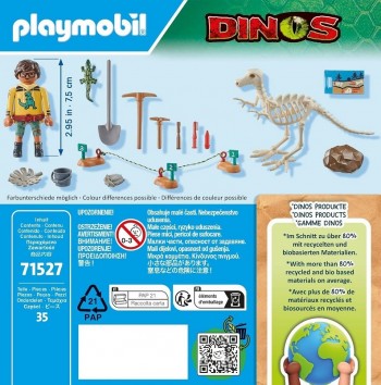 playmobil 71527 - Excavación arqueológica con esqueleto