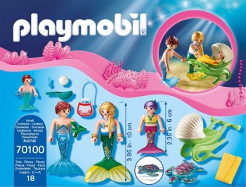 playmobil 70100 - Familia de Sirenas