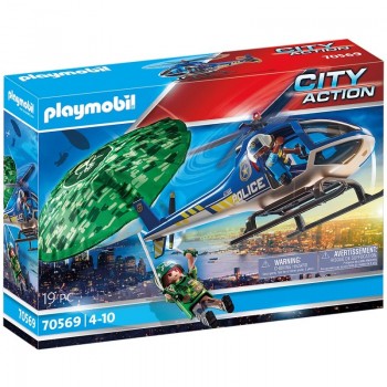 Playmobil 70569 Helicóptero de Policía