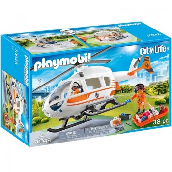 Playmobil 70048 Helicóptero de Rescate