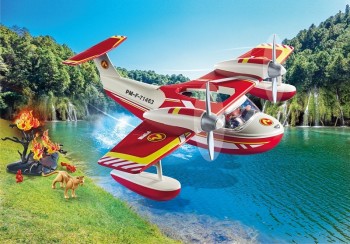 playmobil 71463 - Hidroavión de bomberos