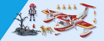 playmobil 71463 - Hidroavión de bomberos