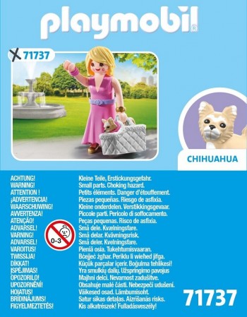 playmobil 71737 - It-girl con Chihuahua