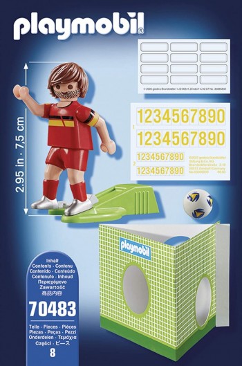 playmobil 70483 - Jugador de Fútbol Bélgica