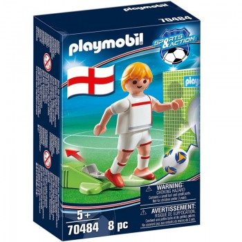 Playmobil 70484 Jugador de Fútbol Inglaterra