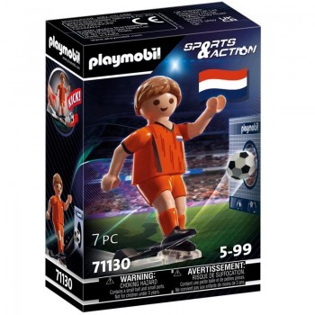 Playmobil 71130 Jugador de Fútbol - Países Bajos