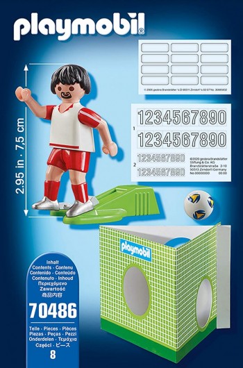 playmobil 70486 - Jugador de Fútbol Polonia