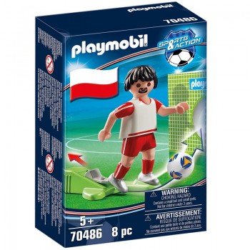 Playmobil 70486 Jugador de Fútbol Polonia