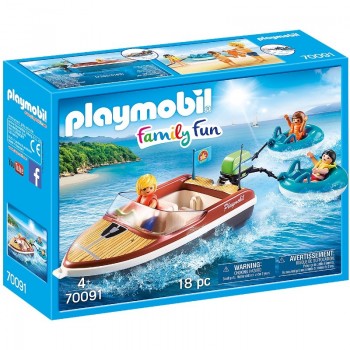 Playmobil 70091 Lancha con Flotadores
