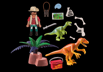 playmobil 70108 - Maletín grande Dinosaurios y Explorador