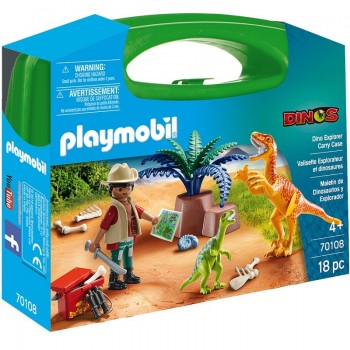 Playmobil 70108 Maletín grande Dinosaurios y Explorador