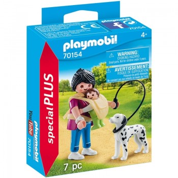 Playmobil 70154 Mamá con Bebé y Perro