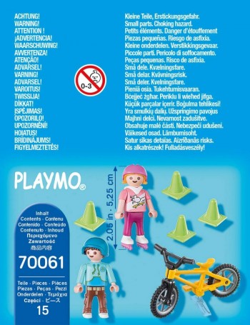playmobil 70061 - Niños con Bici y Patines