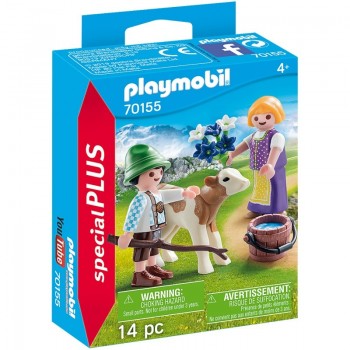 Playmobil 70155 Niños con Ternero