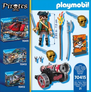 playmobil 70415 - Pirata con Cañón