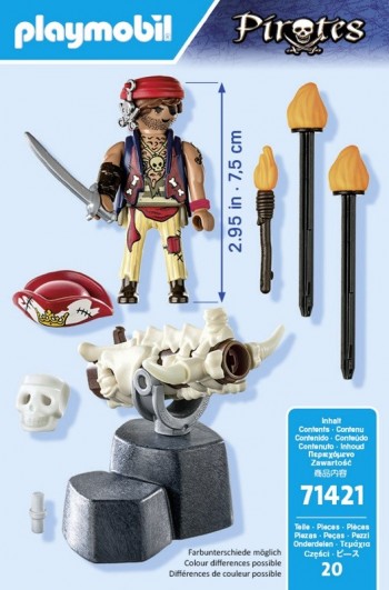 playmobil 71421 - Artillero pirata