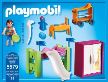 playmobil 5579 - Habitación infantil con litera y tobogán