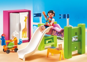 playmobil 5579 - Habitación infantil con litera y tobogán