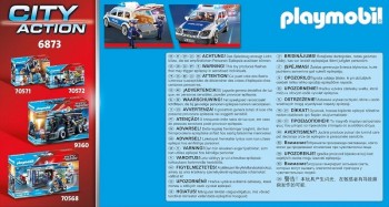 playmobil 6873 - Coche de policía con luces y sonido