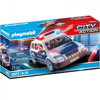 Playmobil 6873 Coche de policía con luces y sonido