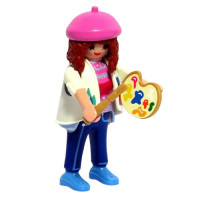 Playmobil 70026 4 Sobre Sorpresa Serie 15 Chicas Pintora