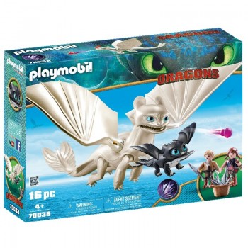 Playmobil 70038 Furia Diurna y Bebé Dragón con Niños