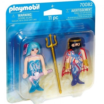 Playmobil 70082 Duo Pack Rey del Mar y Sirena