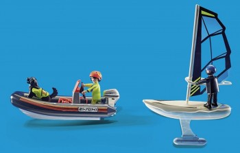 playmobil 70141 - Rescate Marítimo: Rescate Polar con Bote