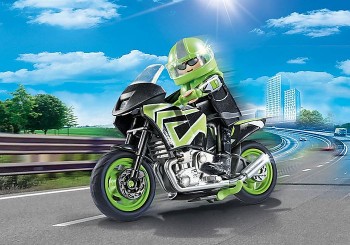 playmobil 70204 - Moto de carretera con motorista