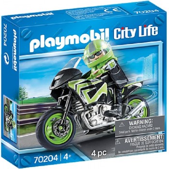 Playmobil 70204 Moto de carretera con motorista